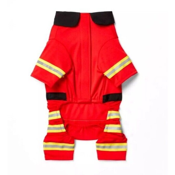 Size XS Hyde and Eek! Firefighter Pet Costume Halloween ( up to 10 lbs ) - Picture 2 of 6
